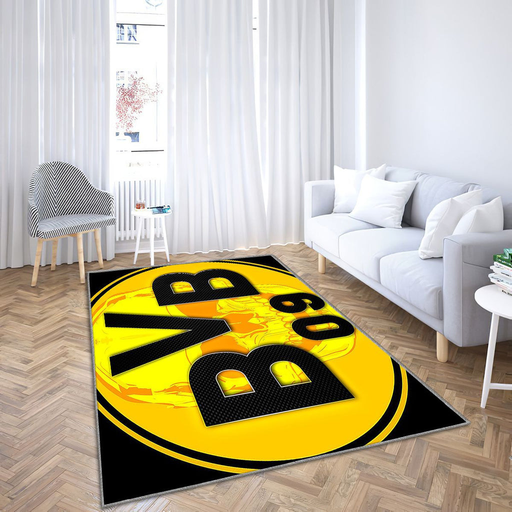 Borussia Dortmund 09 Tapis Sol - Tapis De Salon, Bundesliga Bvb Cool Tapis Art, Tapis pour la décoration de la maison