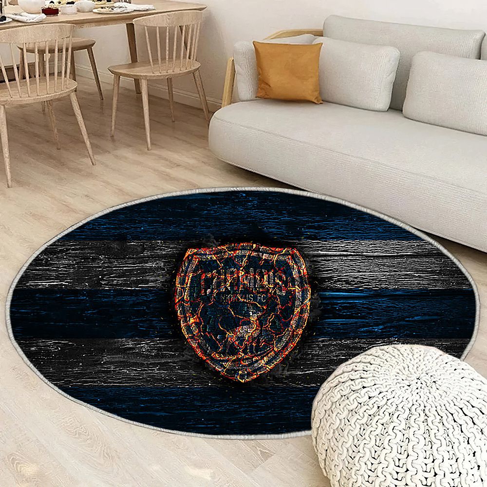 Chamois Niortais Fc Tapis Sol - Tapis De Salon, Ligue 2 Bleu Et Blancfrench Football Tapis Art, Tapis pour la décoration de la maison