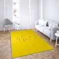 Borussia Dortmund3Djaune 3D Tapis Sol - Tapis De Salon, Bundesliga Dortmund Tapis Art, Tapis pour la décoration de la maison