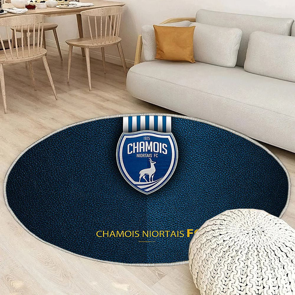 Chamois Niortais Fc Niort Tapis Sol - Tapis De Salon, Deuxième Division Tapis Art, Tapis pour la décoration de la maison