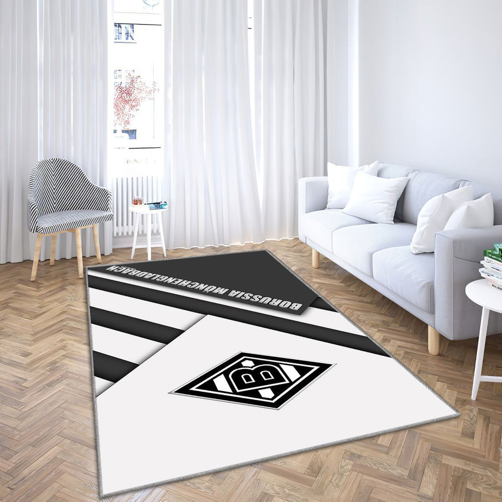 Borussia Mchengladbach Fc Tapis Sol - Tapis De Salon, Club de football allemand Bundesliga Tapis Art, Tapis pour la décoration de la maison