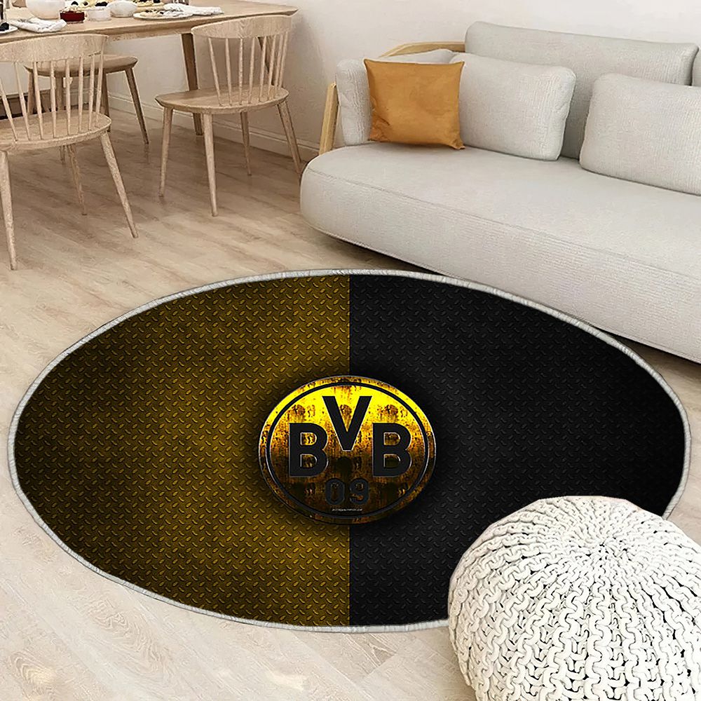 Borussia Dortmund Tapis Sol - Tapis De Salon, club de football allemand Tapis Art, Tapis pour la décoration de la maison