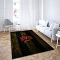 Dynamo Dresden Fc Tapis Sol - Tapis De Salon, Bundesliga 2 Club De Football Allemand Jaune Et Noir Tapis Art, Tapis pour la décoration de la maison