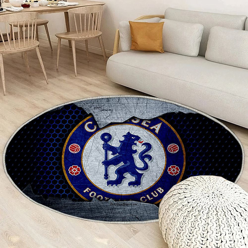 Chelsea Fc Football Tapis Sol - Tapis De Salon, Angleterre Chelsea Tapis Art, Tapis pour la décoration de la maison