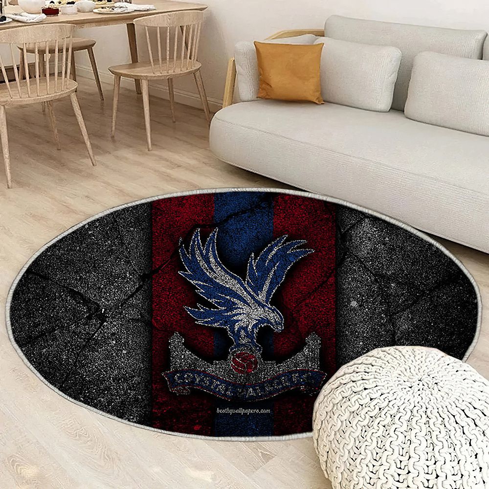 Crystal Palace Fc Logo Tapis Sol - Tapis De Salon, Grunge Angleterre Tapis Art, Tapis pour la décoration de la maison