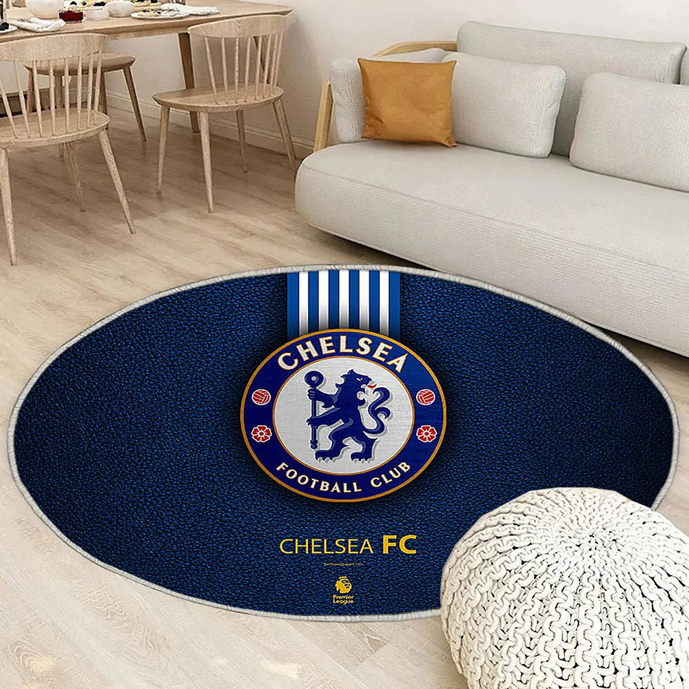 Chelsea Fc English Football Club Tapis Sol - Tapis De Salon, Premier League Tapis Art, Tapis pour la décoration de la maison