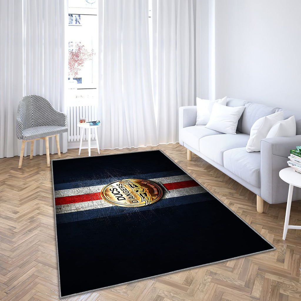 Ducs Dangers Tapis Sol - Tapis De Salon, Ligue Magnus Blue Metal Equipe de France de Hockey Tapis Art, Tapis pour la décoration de la maison