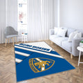 Brescia Calcio Tapis Sol - Tapis De Salon, Club de Football Ionitalien Bleu Blanc Tapis Art, Tapis pour la décoration de la maison