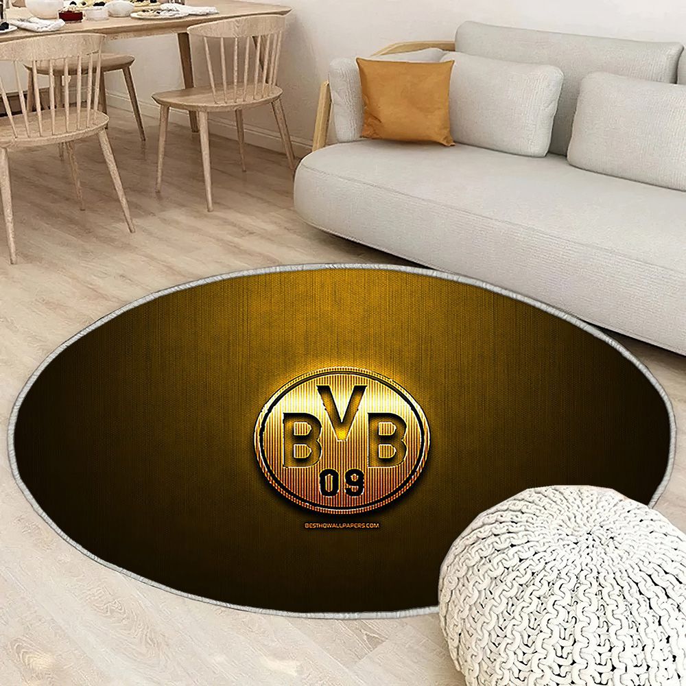 Borussia Dortmund Fc Tapis Sol - Tapis De Salon, Bundesliga Club de football allemand Fan Art Tapis Art, Tapis pour la décoration de la maison