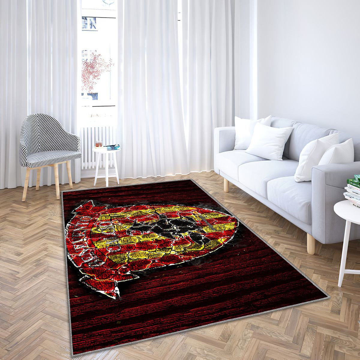 Benevento Calcio Tapis Sol - Tapis De Salon, Club de football italien de Serie B Tapis Art, Tapis pour la décoration de la maison
