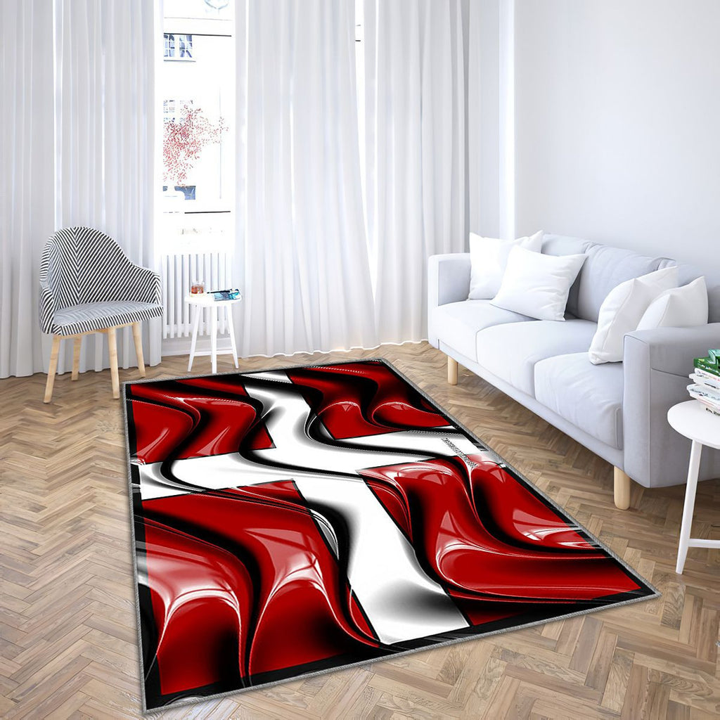 Asti Drapeau Villes D'Italie Tapis Sol - Tapis De Salon, Asti Asti Villes Italiennes Tapis Art, Tapis pour la décoration de la maison