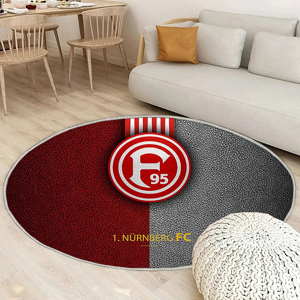 Fc NNberg Leather Texturenuremberg Allemagne Tapis Sol - Tapis De Salon, Deuxième Division Tapis Art, Tapis pour la décoration de la maison