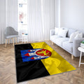 Drapeau de la ville de Chottingengerman Chottingen Tapis Sol - Tapis De Salon, symboles de l'Allemagne Tapis Art, Tapis pour la décoration de la maison