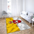 Drapeau de la ville allemande de Hanovre Hanovre Tapis Sol - Tapis De Salon, Allemagne Symboles Tapis Art, Tapis pour la décoration de la maison