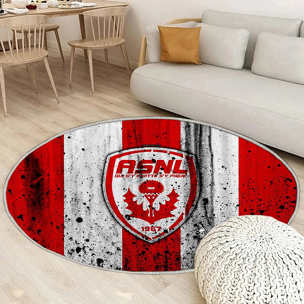 Fc Nancy Logoasnl Francesoccer Tapis Sol - Tapis De Salon, Tapis Art, Tapis pour la décoration de la maison