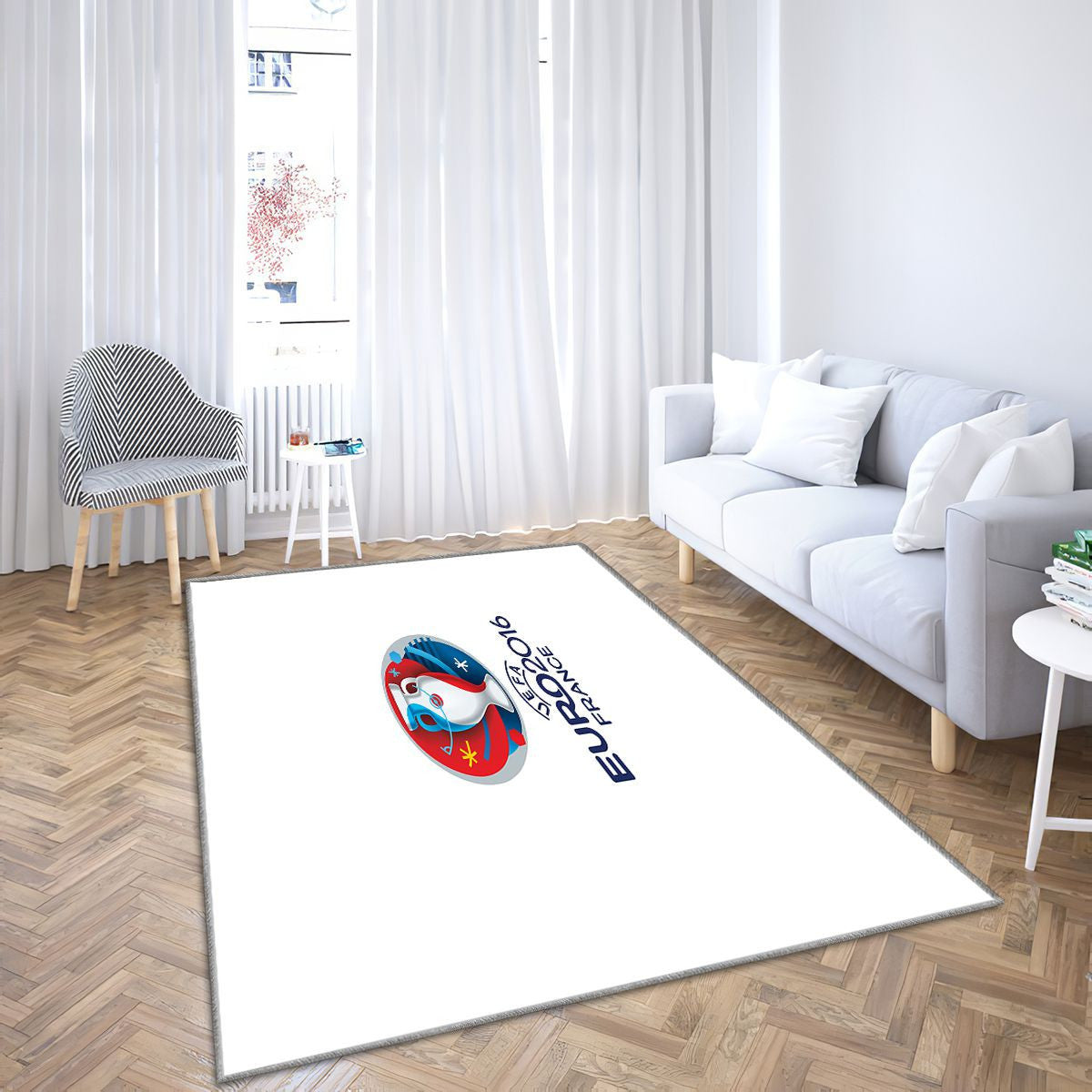 Euro 2016 Tapis Sol - Tapis De Salon, Football France Tapis Art, Tapis pour la décoration de la maison