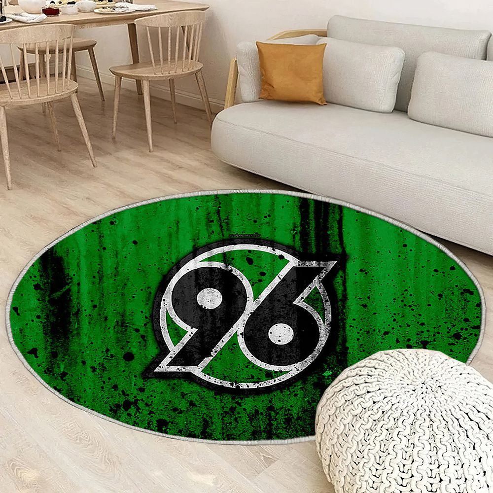 Fc Hanovre 96 LogoAllemagne Hanovre 96 Tapis Sol - Tapis De Salon, Football Club Hanovre 96 Fc Tapis Art, Tapis pour la décoration de la maison