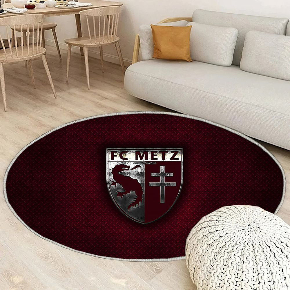 Fc Metz Tapis Sol - Tapis De Salon, France Ligue 2 Tapis Art, Tapis pour la décoration de la maison