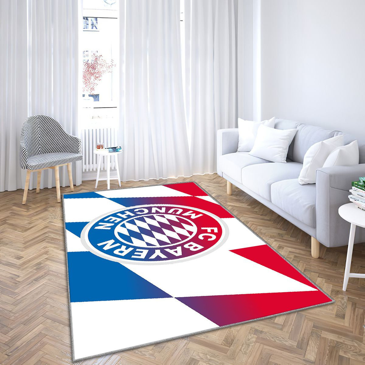 Fc Bayern Munich Tapis Sol - Tapis De Salon, Football Deutschland Allemagne Tapis Art, Tapis pour la décoration de la maison