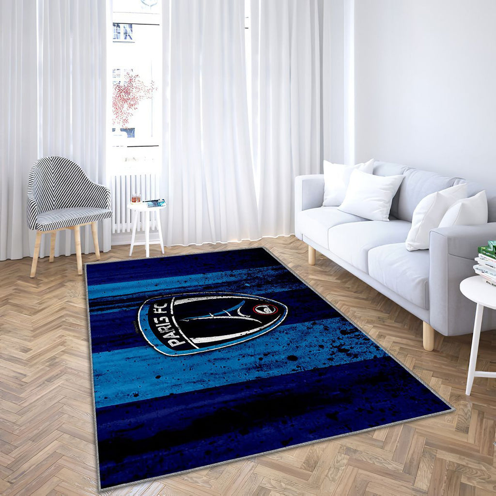 Fc Paris Logofrance Paris Tapis Sol - Tapis De Salon, Club de Football Tapis Art, Tapis pour la décoration de la maison
