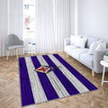 Fiorentina Serie A Tapis Sol - Tapis De Salon, Italiefc Fiorentina Tapis Art, Tapis pour la décoration de la maison