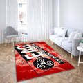 En Avant De Guingamp Paint Art Tapis Sol - Tapis De Salon, Football Français Tapis Art, Tapis pour la décoration de la maison