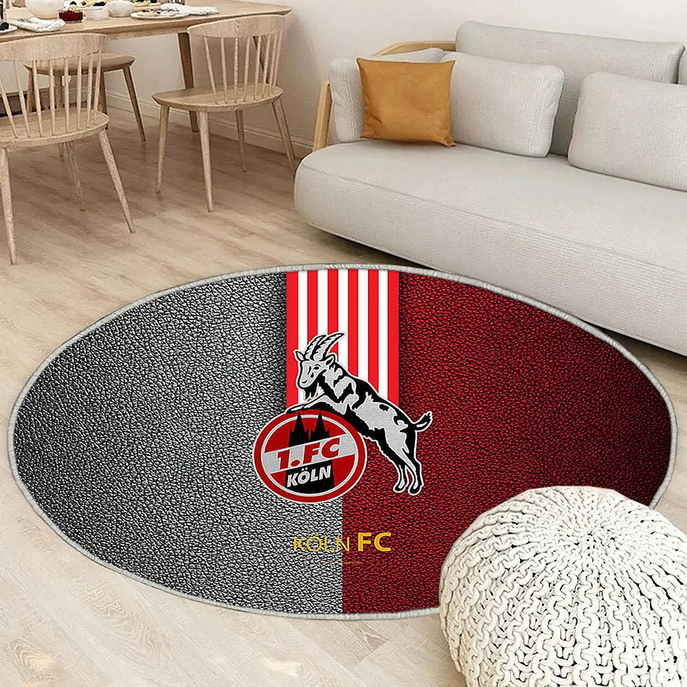 Fc Cologne Tapis Sol - Tapis De Salon, Bundesliga Tapis Art, Tapis pour la décoration de la maison