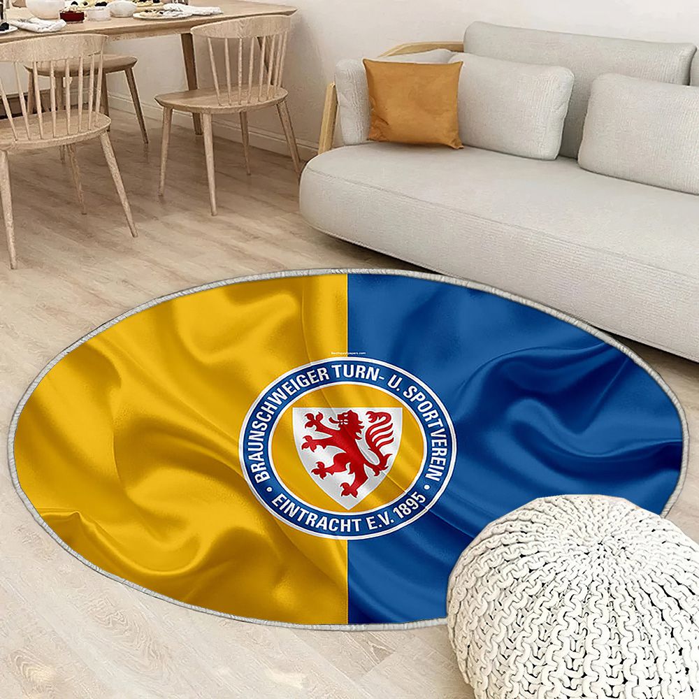 Eintracht Braunschweig Fc Silk Flagbraunschweig2 Bundesliga Tapis Sol - Tapis De Salon, Eintracht Allemagne Tapis Art, Tapis pour la décoration de la maison
