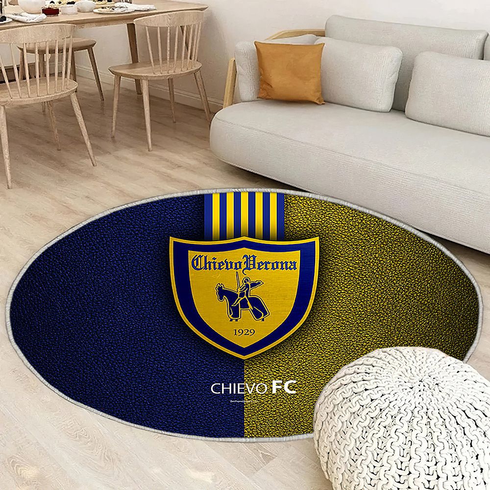 Chievo Vérone Fc Club de Football Italien Tapis Sol - Tapis De Salon, Championnats d'Italie d'Italie Tapis Art, Tapis pour la décoration de la maison