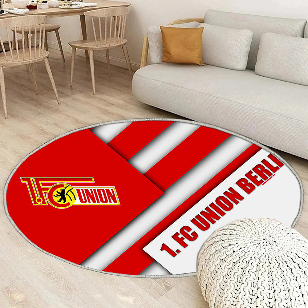 Fc Union Berlinrouge Blanc Ion Berlin Tapis Sol - Tapis De Salon, Bundesliga 2 Tapis Art, Tapis pour la décoration de la maison