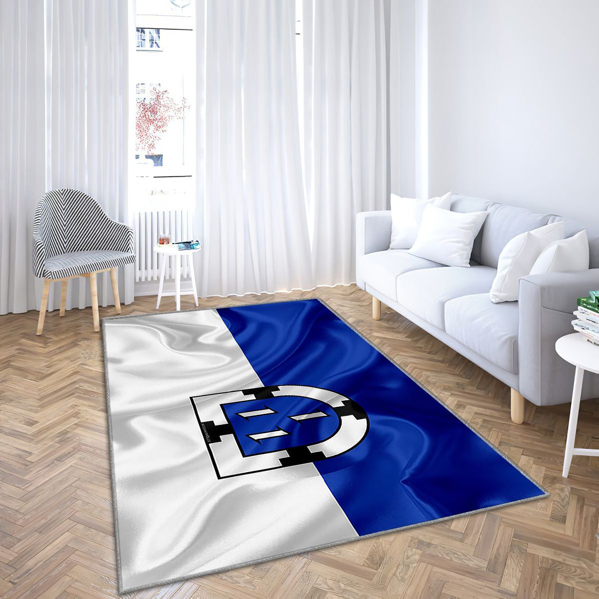 Drapeau de la ville allemande de Bottrop Bottrop Tapis Sol - Tapis De Salon, symboles de l'Allemagne Tapis Art, Tapis pour la décoration de la maison