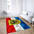Drapeau de la ville allemande de Heilbronn Tapis Sol - Tapis De Salon, symboles de Heilbronn Tapis Art, Tapis pour la décoration de la maison