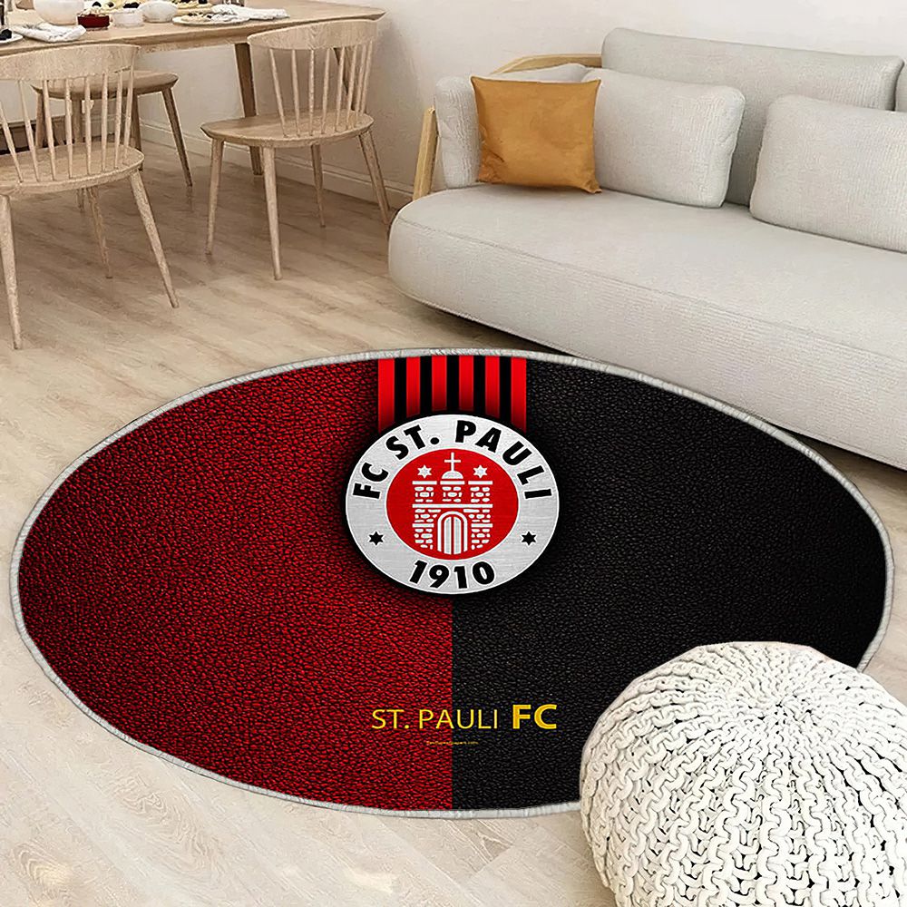Fc St Pauli Tapis Sol - Tapis De Salon, Club de football allemand de Hambourg Tapis Art, Tapis pour la décoration de la maison
