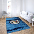 Fc Manchester City Premier League Tapis Sol - Tapis De Salon, Angleterre Football Football Clubmanchester City Tapis Art, Tapis pour la décoration de la maison