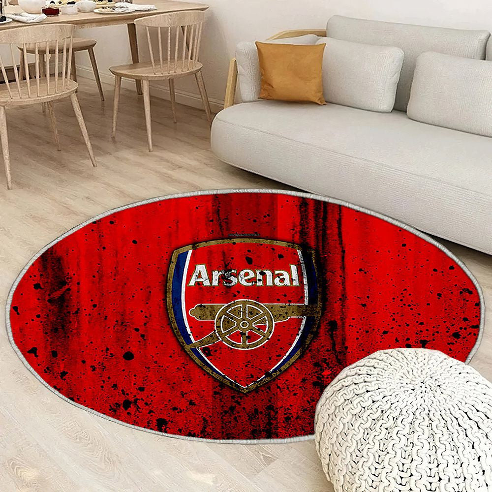 Fc Arsenal Premier League Tapis Sol - Tapis De Salon, The Gunners Angleterre Soccerarsenal Tapis Art, Tapis pour la décoration de la maison