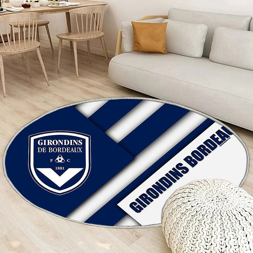 Fc Girondins De Bordeaux Tapis Sol - Tapis De Salon, Football français Tapis Art, Tapis pour la décoration de la maison