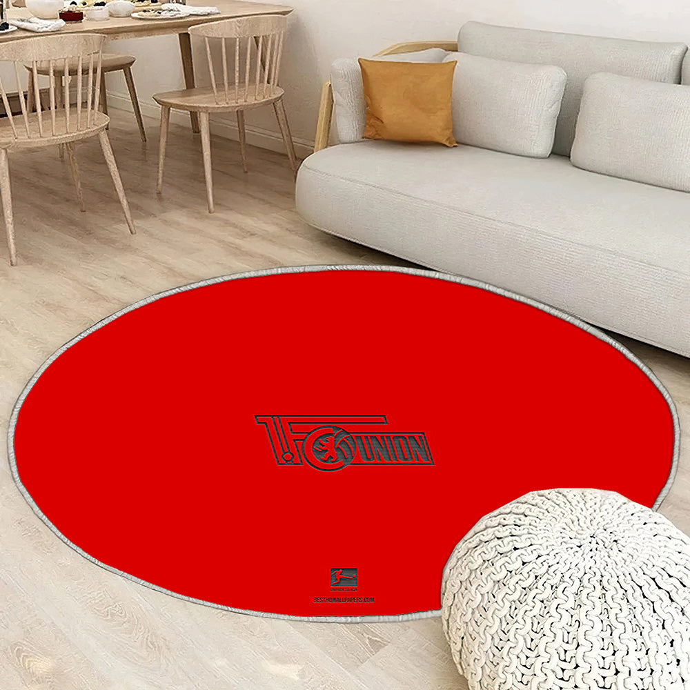 Fc Union Berlin Tapis Sol - Tapis De Salon, équipe allemande de football Fc Union Berlinbundesliga Tapis Art, Tapis pour la décoration de la maison