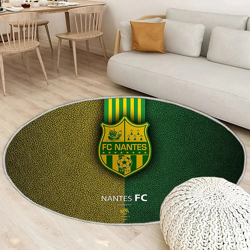 Fc Nantes Club Français de Football Tapis Sol - Tapis De Salon, France Tapis Art, Tapis pour la décoration de la maison