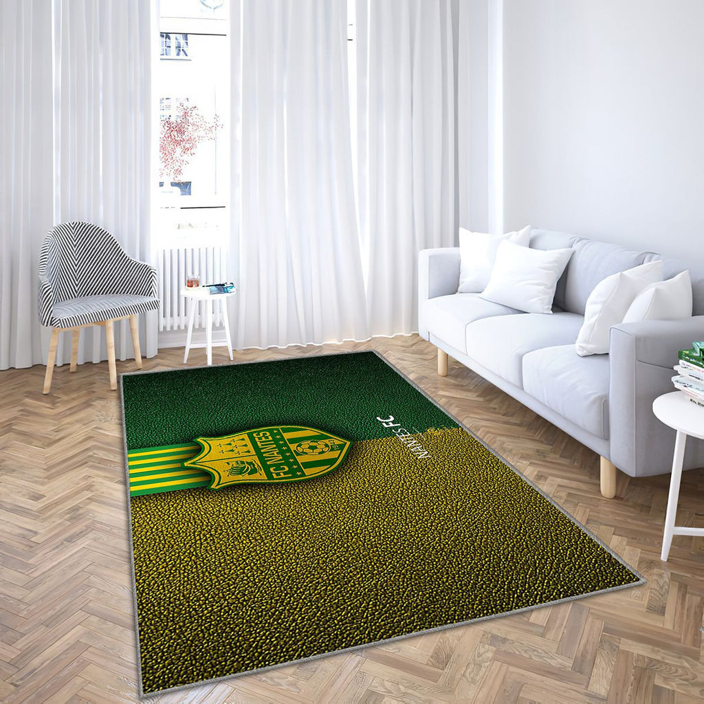 Fc Nantes Club Français de Football Tapis Sol - Tapis De Salon, France Tapis Art, Tapis pour la décoration de la maison