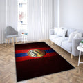 Fc Bayern Munich Tapis Sol - Tapis De Salon, Bundesliga Red Metal Football Tapis Art, Tapis pour la décoration de la maison