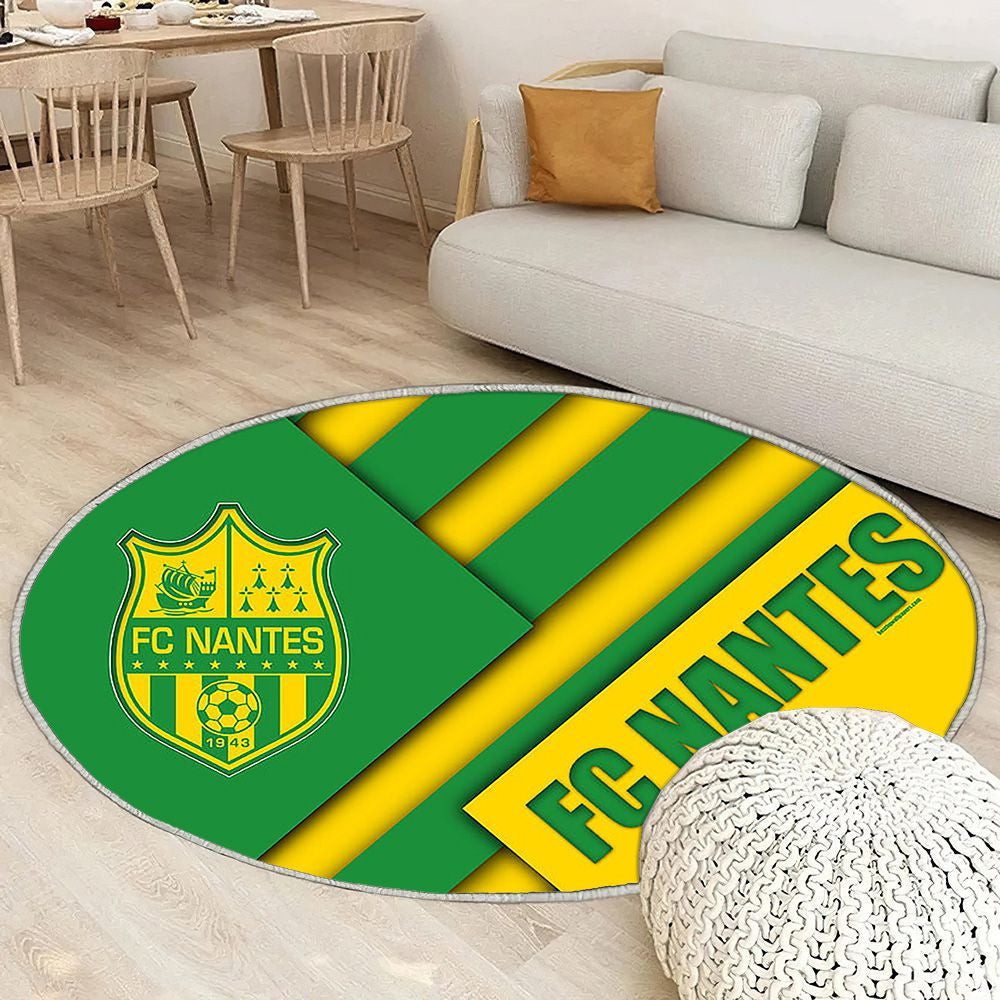 Fc Nantes Tapis Sol - Tapis De Salon, Football français Tapis Art, Tapis pour la décoration de la maison