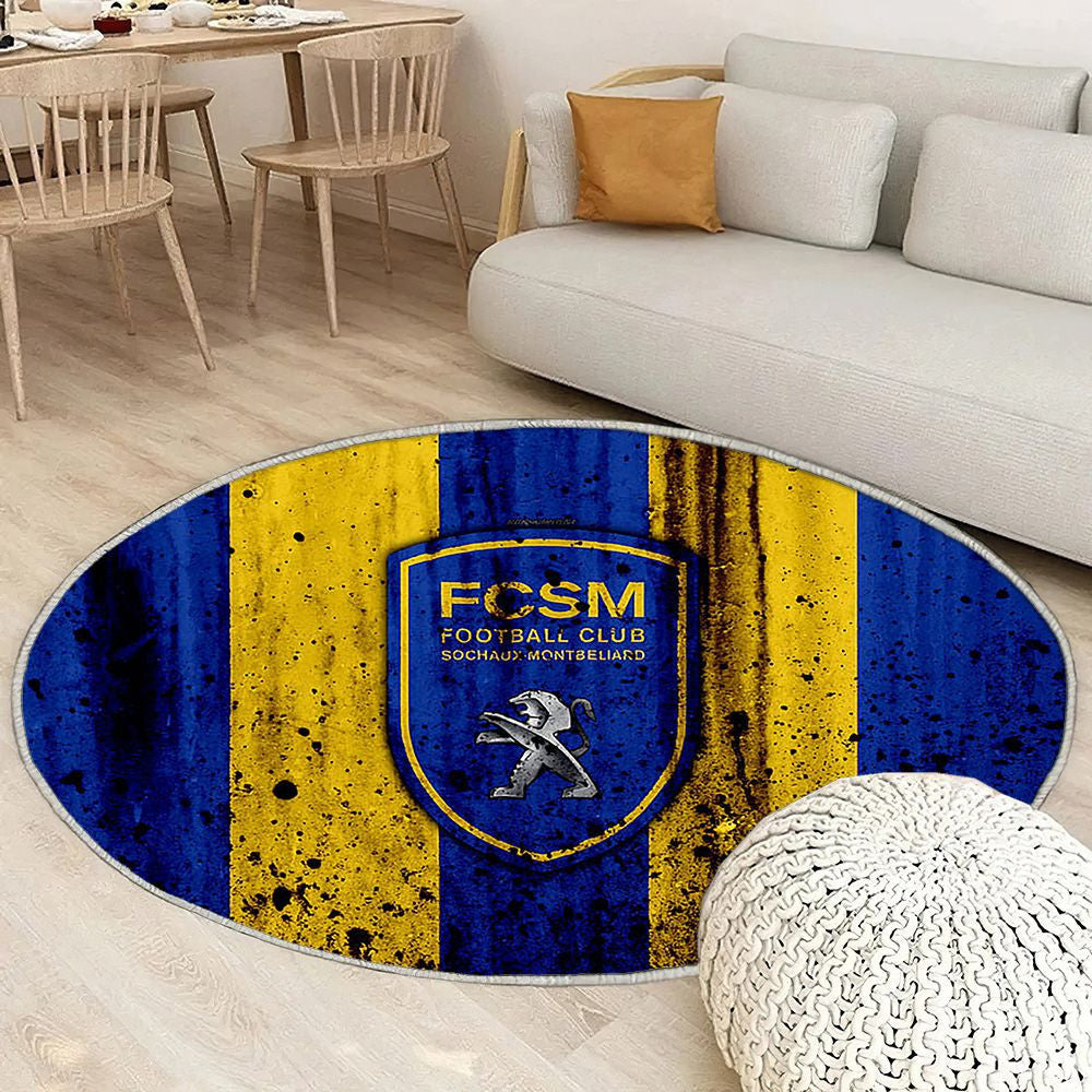 Fc Sochaux Logofrance Fcsmsoccer Tapis Sol - Tapis De Salon, Tapis Art, Tapis pour la décoration de la maison