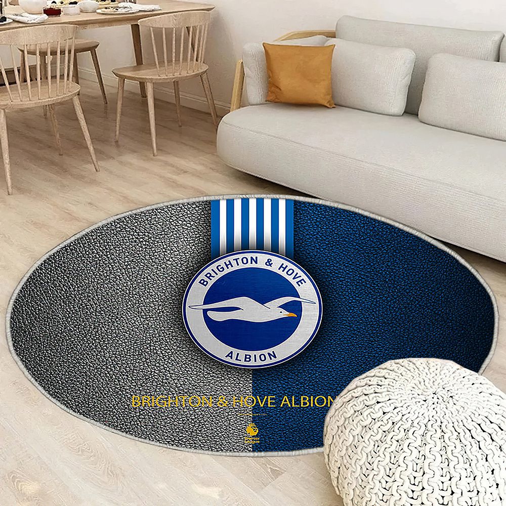 Brighton And Hove Albion Fc English Football Club Tapis Sol - Tapis De Salon, Premier League Tapis Art, Tapis pour la décoration de la maison