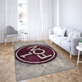 Fc Nuremberg Club de Football allemand Nuremberg Tapis Sol - Tapis De Salon, Football 2 Bundesliga Gris Tapis Art, Tapis pour la décoration de la maison