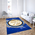 Fc Internazionale Paint Art Tapis Sol - Tapis De Salon, équipe italienne de football Serie A Tapis Art, Tapis pour la décoration de la maison