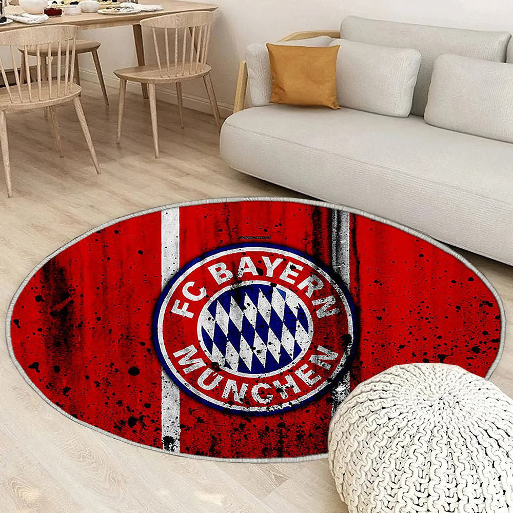 Logo Fc Bayern MunichAllemagne Bayern Munich Tapis Sol - Tapis De Salon, Club De Football Bayern Munich Fc Tapis Art, Tapis pour la décoration de la maison