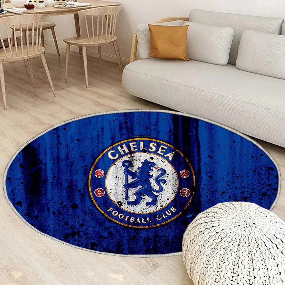 Fc Chelsea Premier League Tapis Sol - Tapis De Salon, Club De Football Angleterre Tapis Art, Tapis pour la décoration de la maison