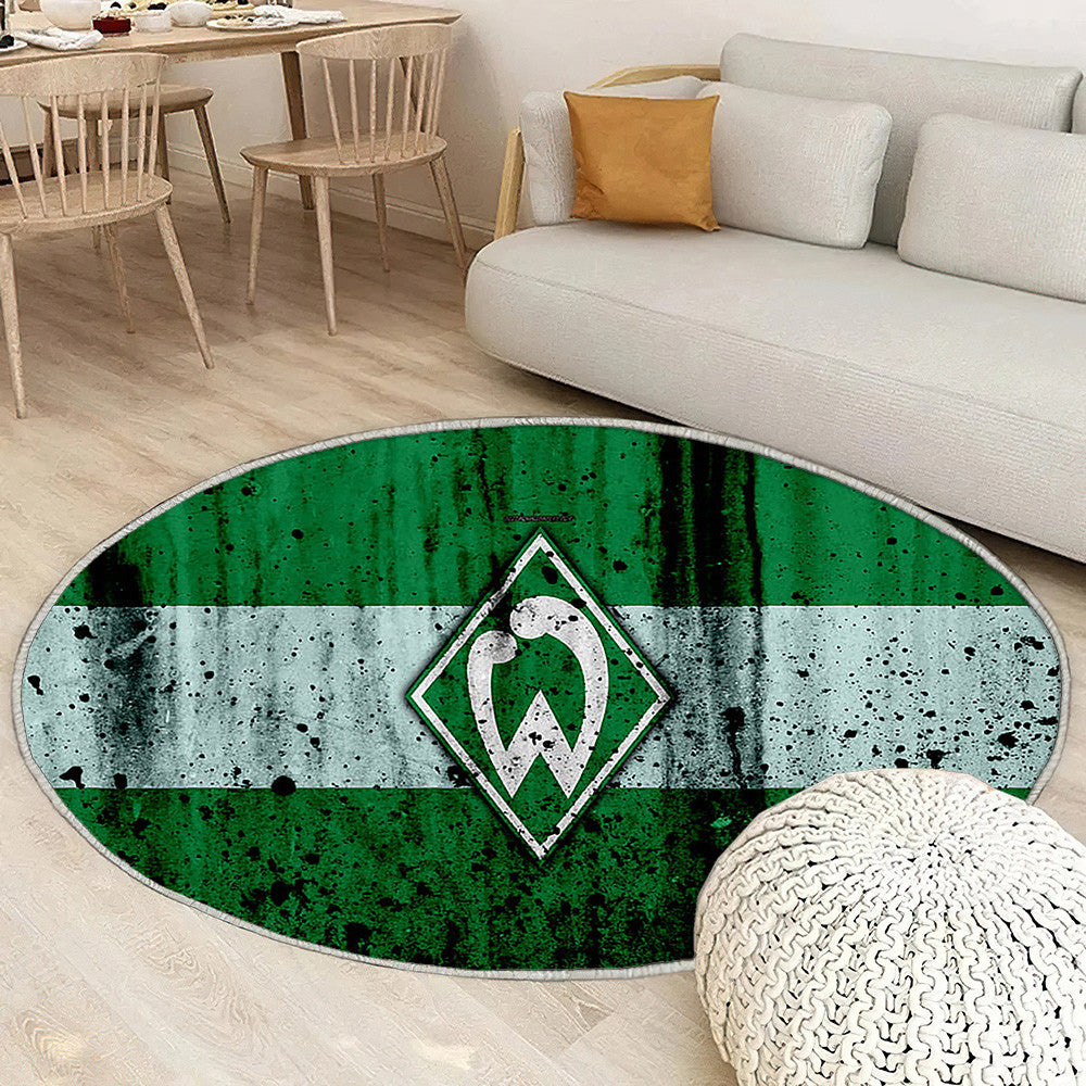 Fc Werder Brême LogoAllemagne Werder Brême Tapis Sol - Tapis De Salon, Club De Football Werder Brême Fc Tapis Art, Tapis pour la décoration de la maison