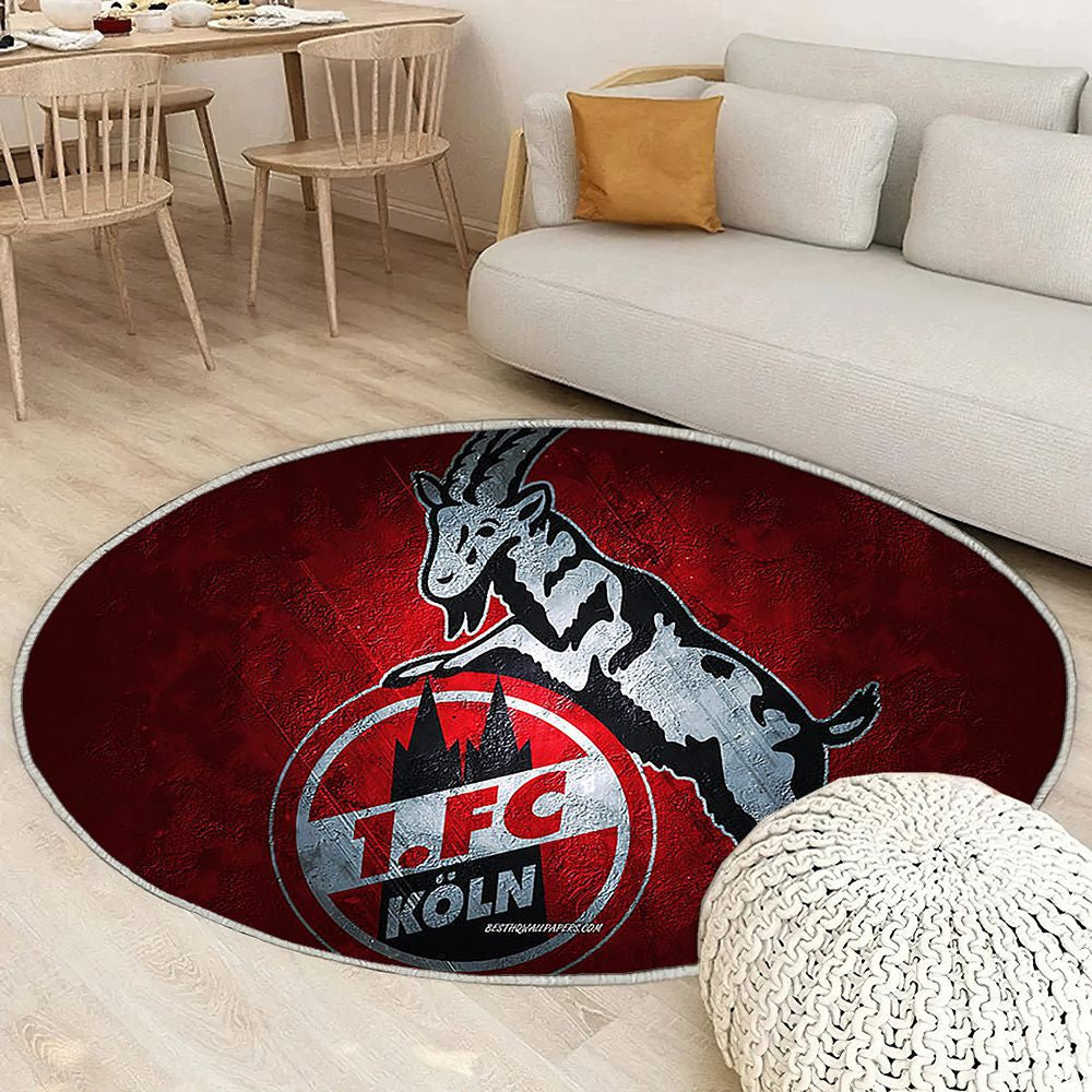 Fc Cologne Tapis Sol - Tapis De Salon, Red Stone Fc Kolngrunge Art Tapis Art, Tapis pour la décoration de la maison