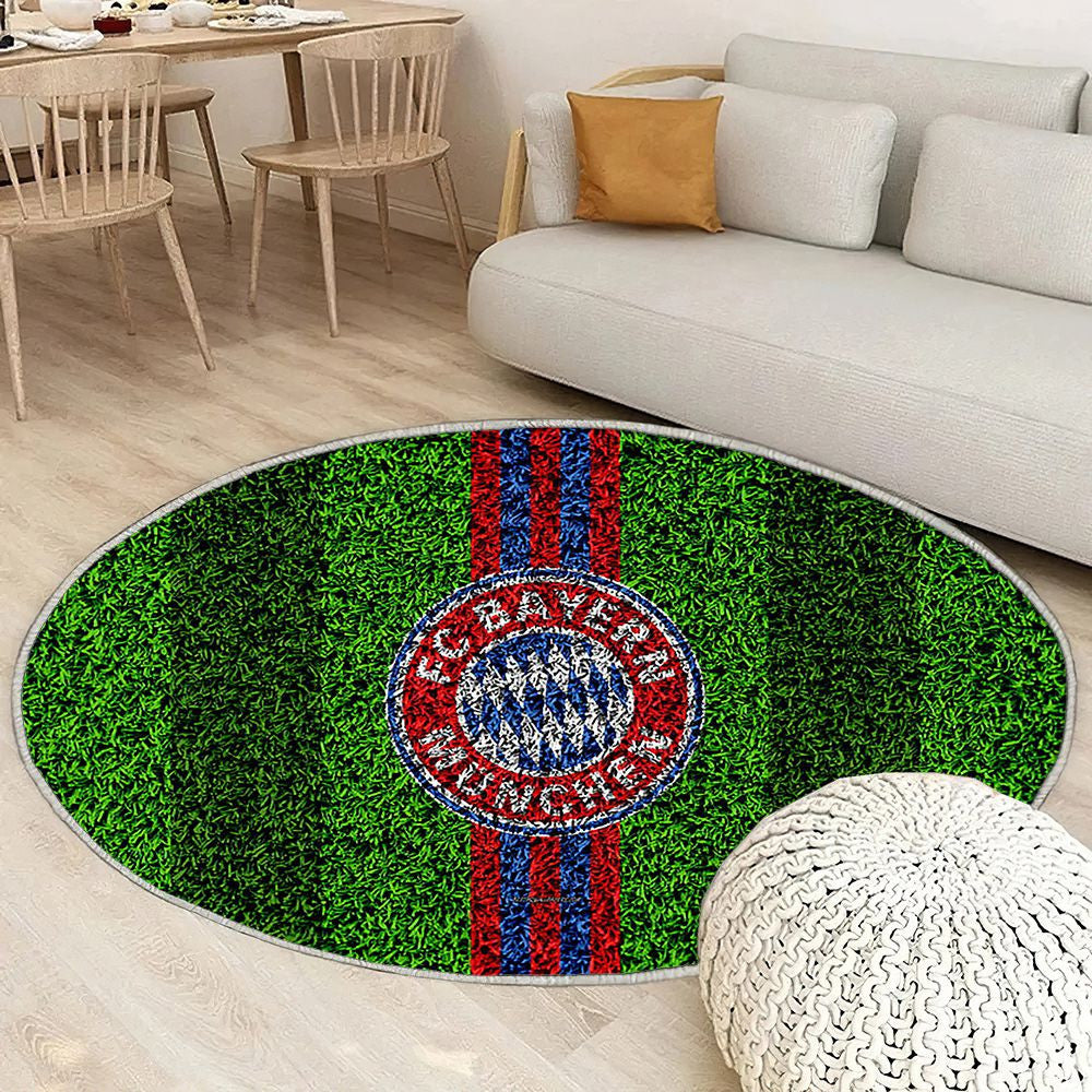 Fc Bayern Munich Club De Football Allemand Rouge Blanc Tapis Sol - Tapis De Salon, Bundesliga Munich Tapis Art, Tapis pour la décoration de la maison